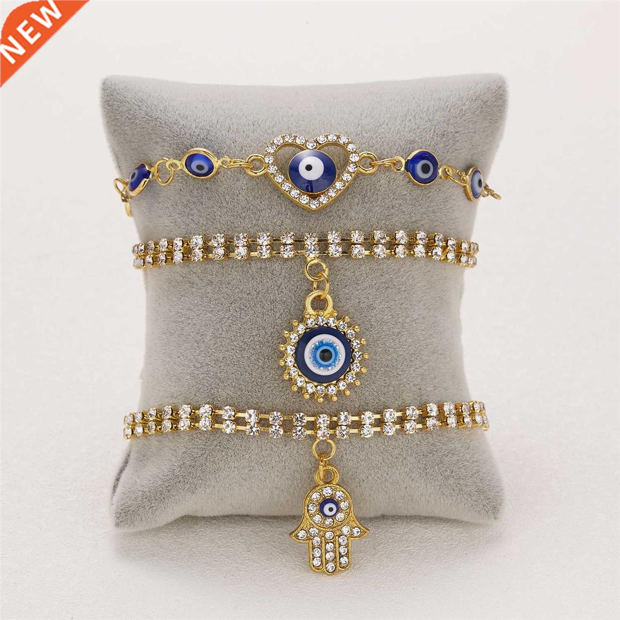 Classic Turkish Evil Eye Bracelet for Women Luxury AAA Cubic