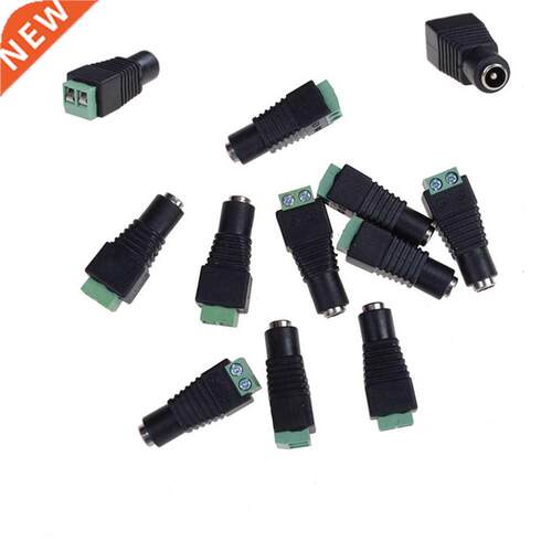 10pcs 5.5x2.1mm Female DC Power Jack Connector Plug Adapter