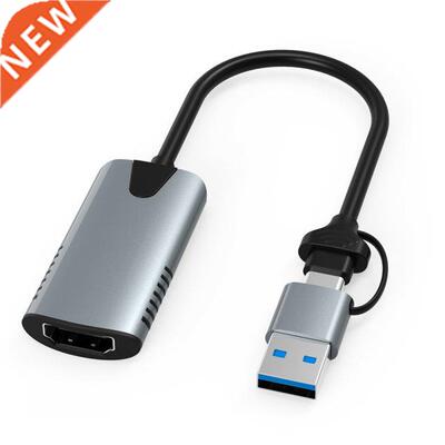 USB Type-C Grabber Record Box Video Capture Card USB A Type-