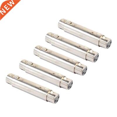 5x XLR Pin F to Female Microphone Cable Cord Extend Gender
