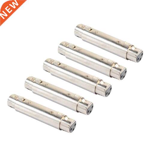5x XLR Pin F to Female Microphone Cable Cord Extend Gender