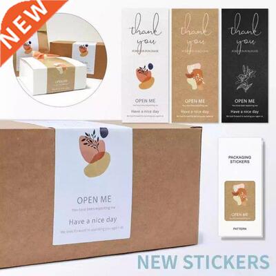 30Pcs/Pack Thank You Stickers 6*15Cm Packaging Stickers Wate