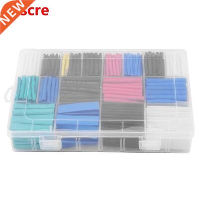 670 pcs Shrink Tube Sleeves Mixed-colored Heat Shrink Tubing