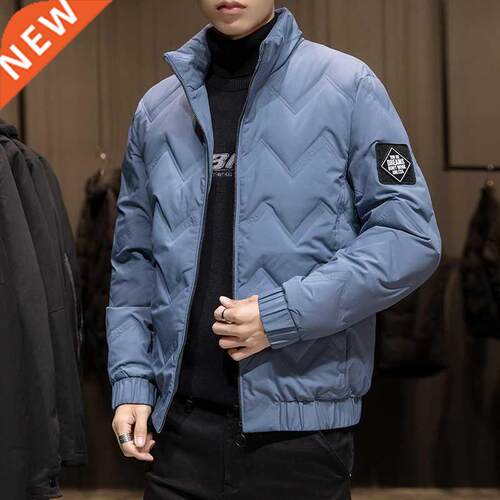 90% White Duck Down Padded Winter Men's Down Jacket Stand Co