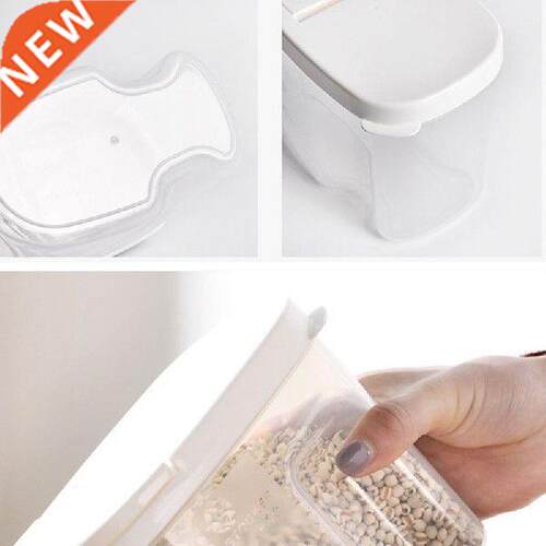 94PF Clear Plastic Kitchen Food Rice Bean Cereal Flour