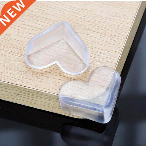 4PCS New Love Heart Desigh Baby Safety Silicone Protector