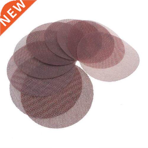 6Pcs Mesh Sanding Discs 150Mm 80-600 Grit Hook And Loop San