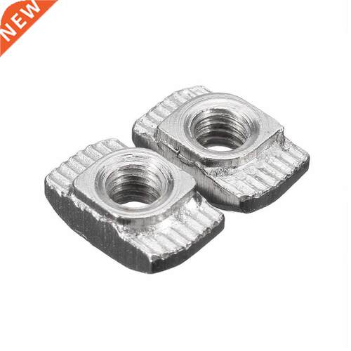 50pcs Carbon Steel T-Nuts with M4-20 Thread Strength T Slot