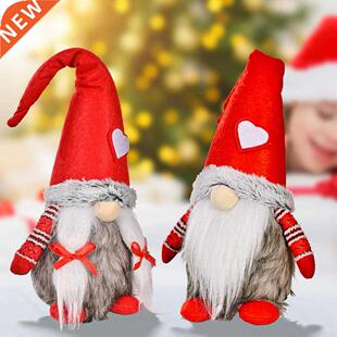 Christmas Faceless Gnome Ornament Doll Love Dwarf Wedding