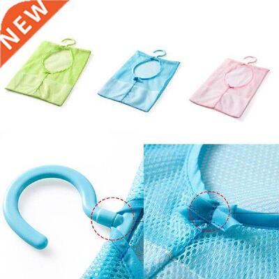 Kitchen Bathroom Hanging Storage Bag Clothespin Mesh Bag