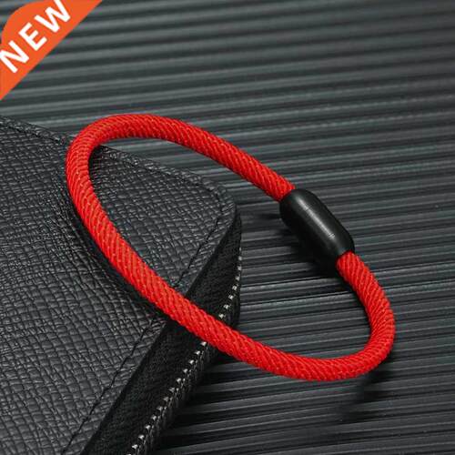 MKENDN Navy Style Nautcal Thread Rope Bracelet Stanless St