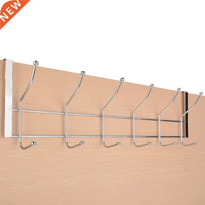 Over Door Hanger Coat Hat Clothes Bag Rack Wardrobe Wall Or