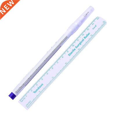 3x Piercing Skin Mrker Mking Remover Pen Set with Mesuri