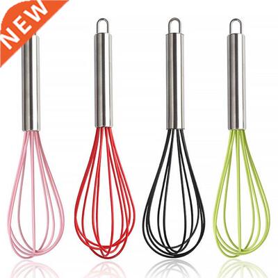 Whisk Mixer Egg Beater Silicone Egg Beaters Kitchen Tools Ha