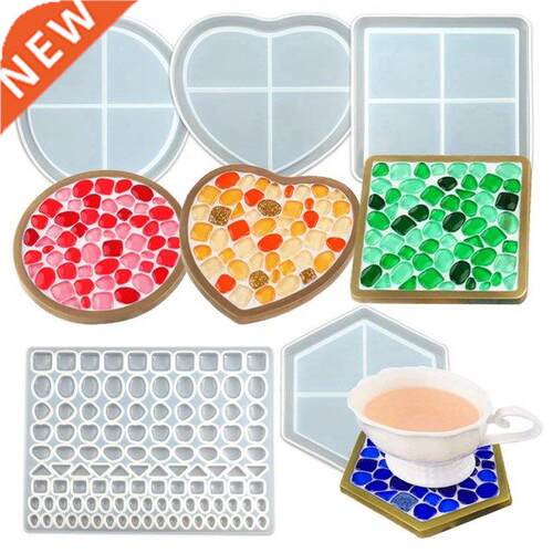 Coaster Molds for Resin Casting,Coaster Molds and Mosaic Res