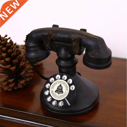 Antique vintage , decoration, old telephone set phone ancien