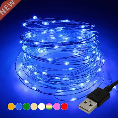 LED String Lights 10M 5M USB Waterproof Copper Wire Garland