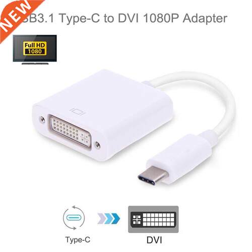 Usb-c Type C Usb .1 Male To Dvi 1080p Portable Extended Pow