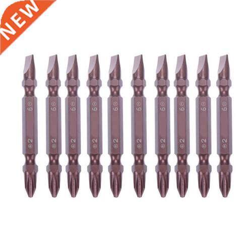 10pcs 65mm PH2 Bits Set Bits Hex Shank S2 Alloy head For Cro