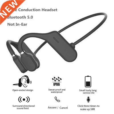 Bone Conduction Headphones Bluetooth 5.0 Wireless Not In-Ear