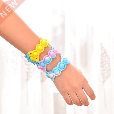 Fidget Toys for Children Push Bubble Dimple Bracelet Decom