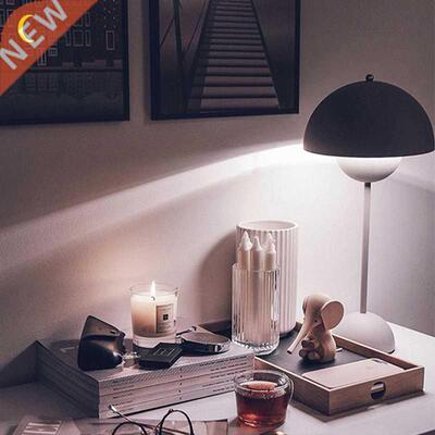 Led Nordic Luminaria Bedside Desk Lamp Recargable Mushroom