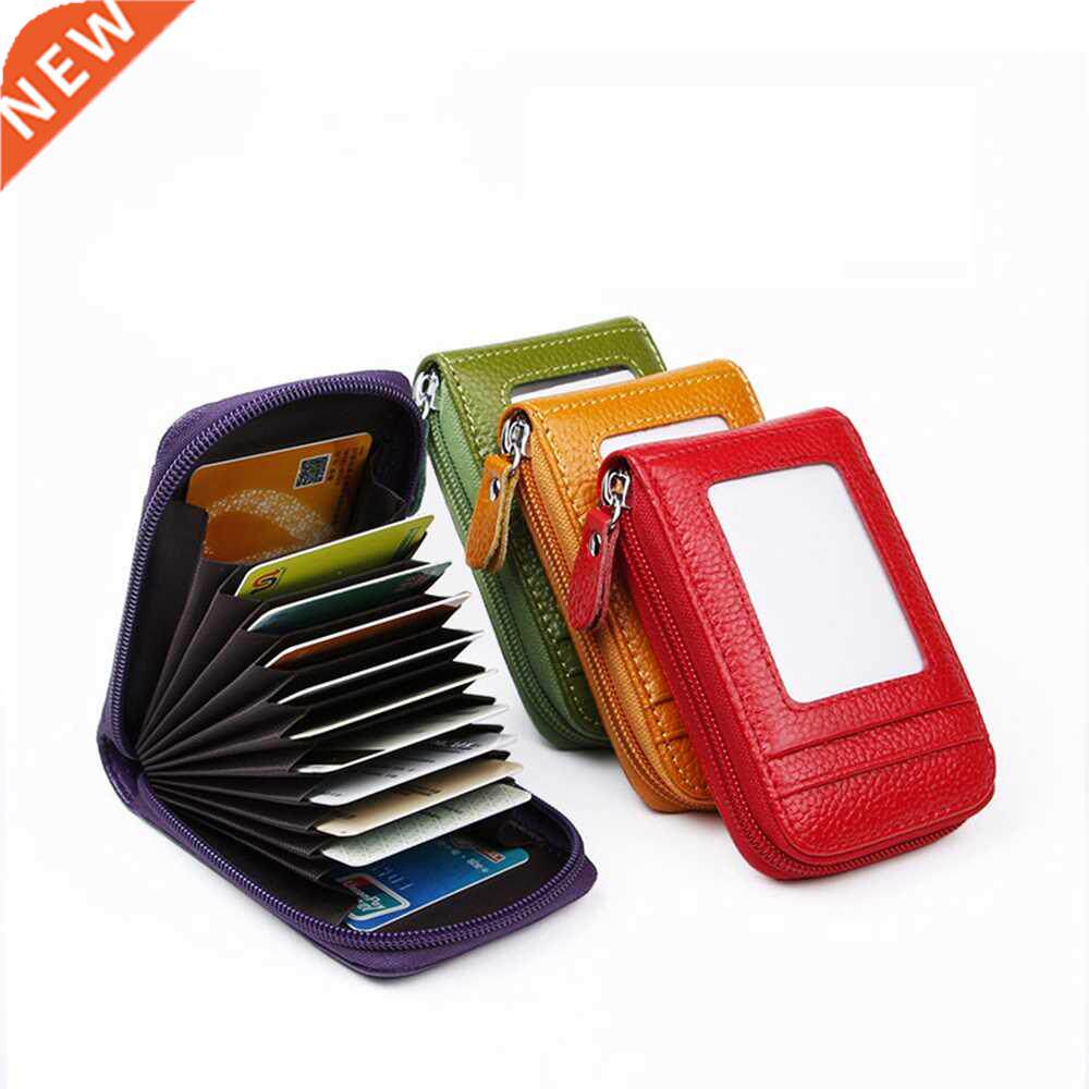 2021 New Vintage Genuine Leather Men's Wallet Credit Card Ho