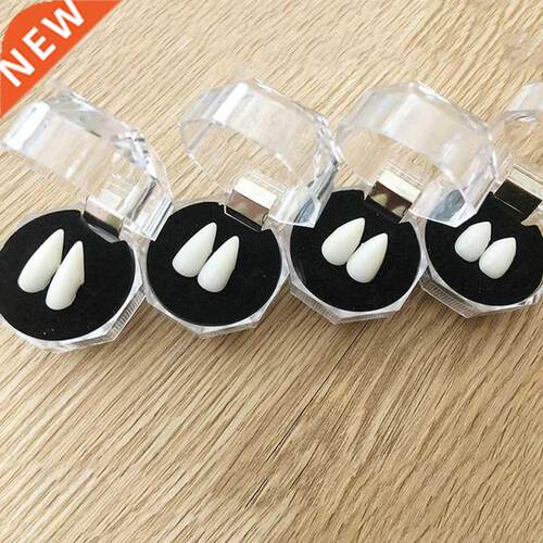 1 Pars Vampre Teeth Fangs Dentures Props Halloween Costume