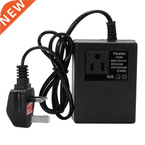 200W Voltage Converter 230V to 110V Step Down from US to UK