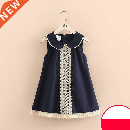 2021 Hot Summer 3-8 10 to 12 Years Casual Kids Lace Embroide