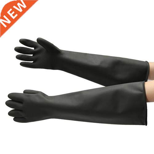 60CM Rubber Work Gloves Long Protectve ndustry Ant Chemc