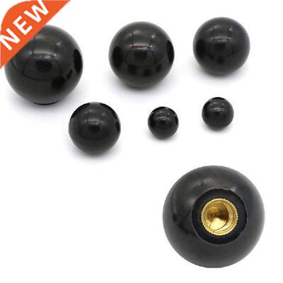 Plastic Black M4/M5/M6/M8/M10 Thread Ball Shaped Head