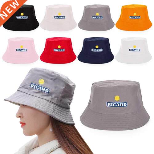 New Ricard Bucket Hats Women Man Classic Cotton Summer Fishe