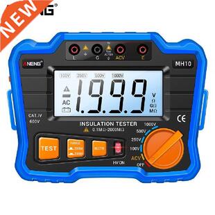 500 100 Megohmmeter ANENG 1000V Digital 250 Meter MH10