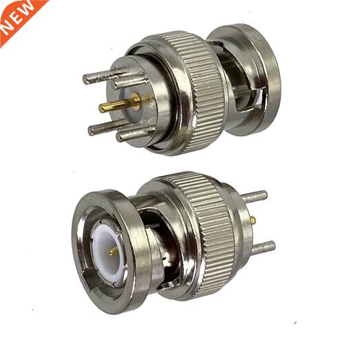 10pcs Connector BNC Plug Male Solder PCB Mount Wire Terminal