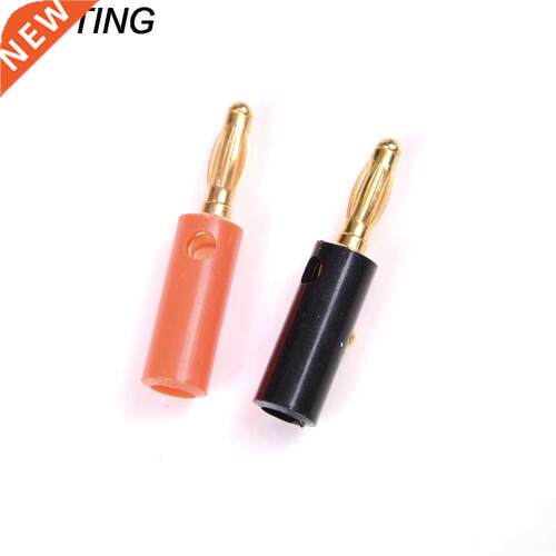 JETTING New 10pcs Audio Speaker Screw Banana Gold Plate Plug