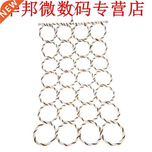 28-hole Ring Rope Slots Wandhaak Sjaal Wraps Shawl Storage H