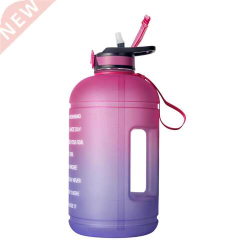 Voilamart 3.78L Gallon Sport Water Bottle with Time Marker