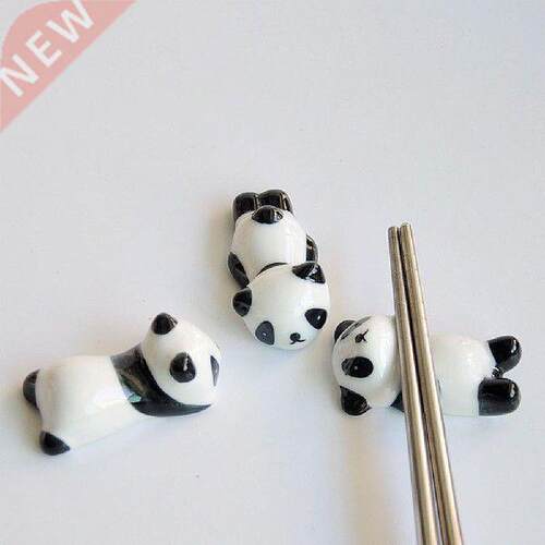 Ceramic Chopsticks Cartoon Holder Rack Panda Chopsticks