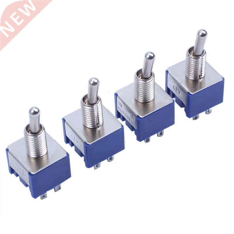 AC 6A 125V 2 Position 6Pins DPDT ON-OFF Mini Toggle Switch 4