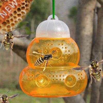 Reusable Outdoor Wasp Hanging Fly Trap Catcher Beekeeping Ca