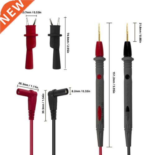 Multimeter Test Leads with Alligator Chips Tester Needle Tip