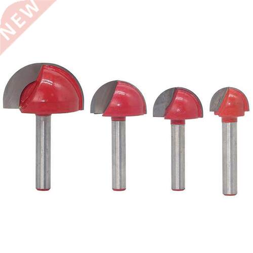 4Pcs/Set 6Mm Shank Round Nose Cove ox Wood Router it Shake