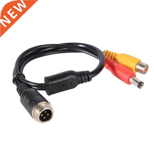 M12 4Pn Avaton Head to RCA Female DC Male Extenson Cable