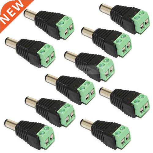 100pcs 5.5 x 2.1mm DC Male Power Adapter Connector Plug for