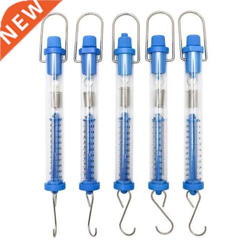 Spring Scale, Set Of 5 Transparent Spring Balance Hanging Tu