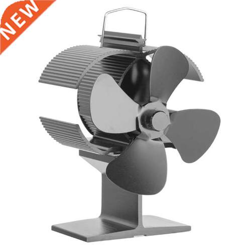 896B Heat Powered Stove Fan 4 Blades Stove Fan Quet and Low