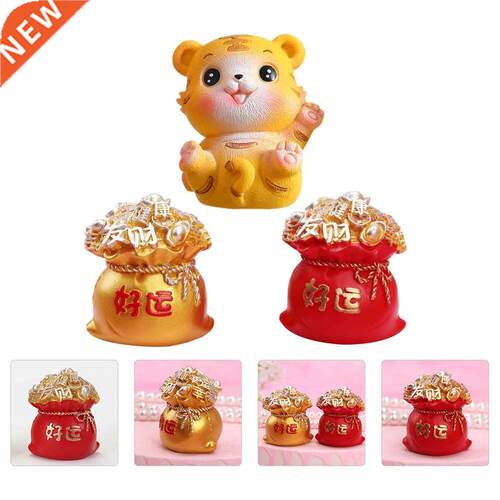 Pcs Creative Resin Tiger Crafts Decor Chic Money Pouch