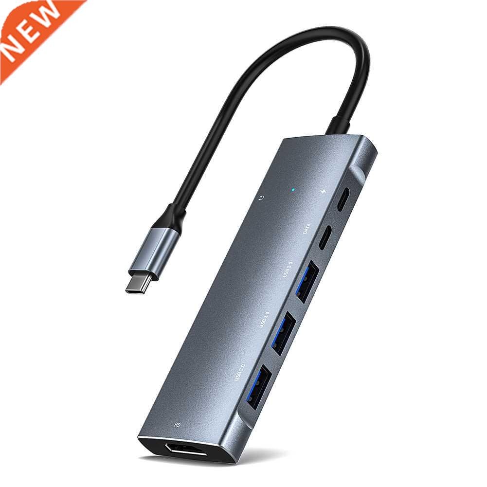 USB C HUB to HDMI-compatible USB 3.0 Adapter USB Type C to U