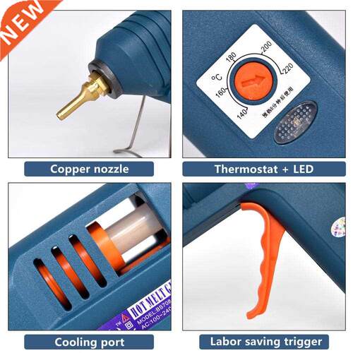 150W Hot Melt Glue Gun with Temperature Control for Home
